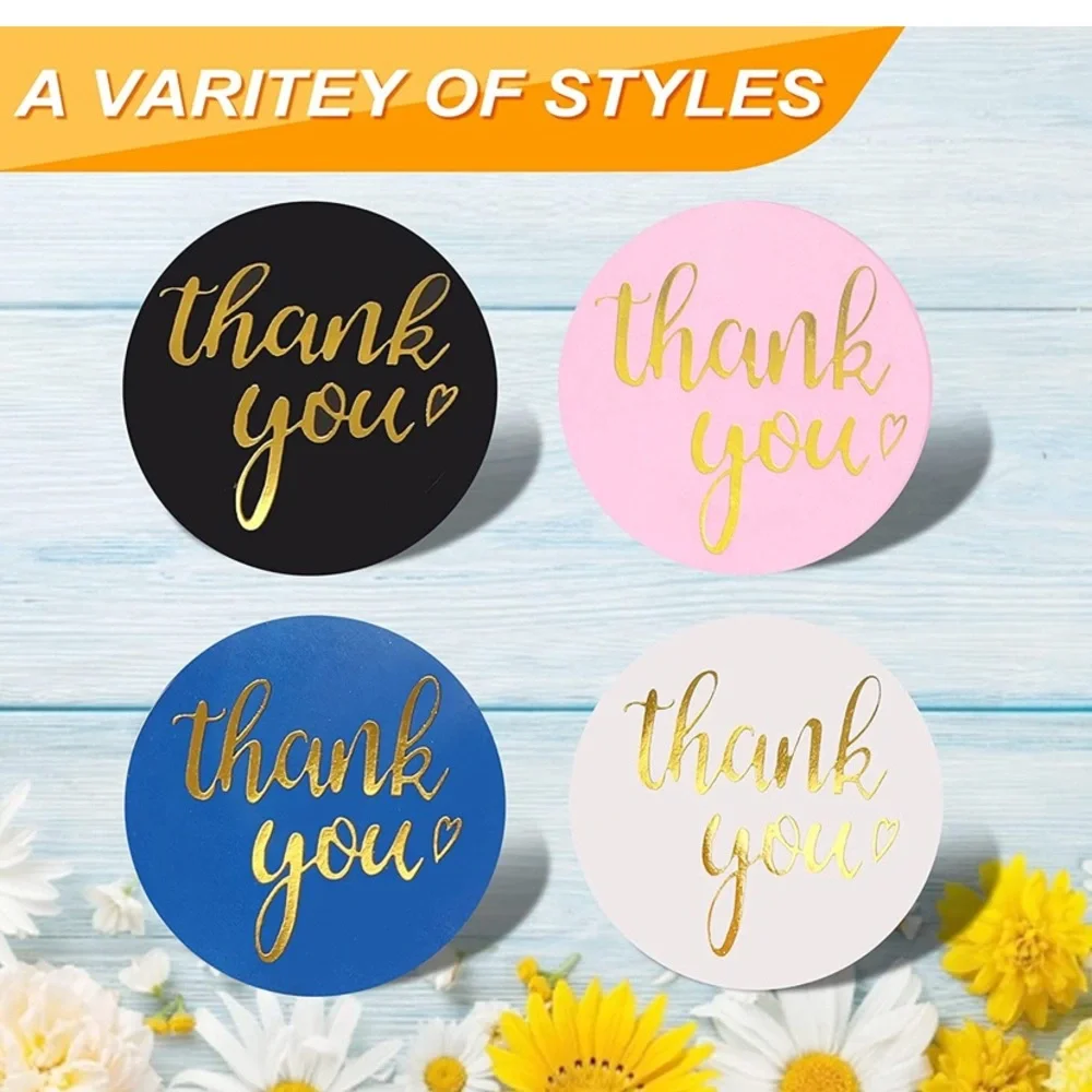 LAST SET!🎉 50 stickers- 4 different colors! 1.5 inch - Picture 3 of 6